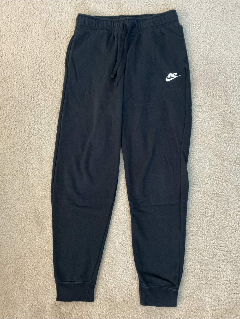 Nike Women’s Black Fleece Jogger Sweatpants - Size S